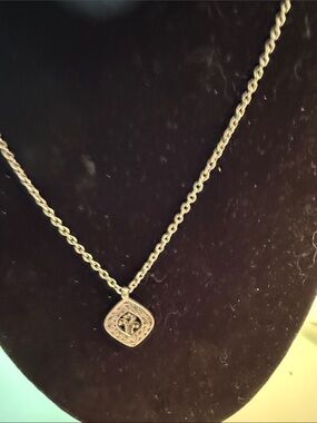 Lois Hill Intricate Sterling Silver Pendant Necklace